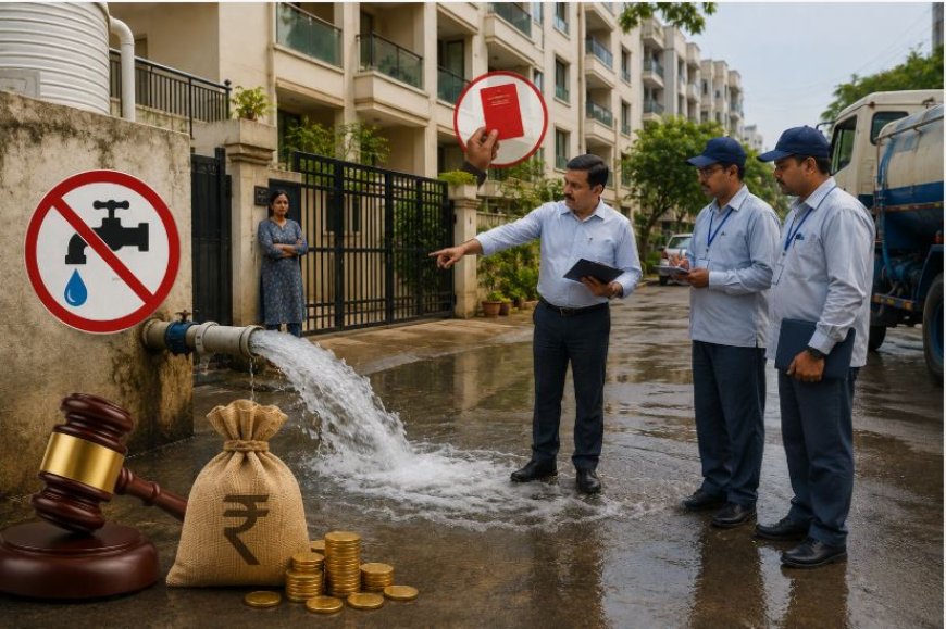 Banjara Hills Apartment Fined Rs 10,000 for Drinking Water Wastage During Tank Cleaning