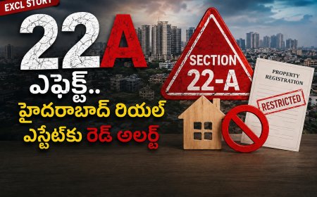  22ఏ ఎఫెక్ట్.. హైదరాబాద్ రియల్ ఎస్టేట్‌కు రెడ్ అలర్ట్