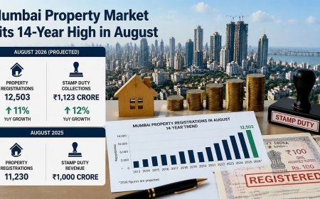 ముంబై రియల్ ఎస్టేట్‌కు జోష్‌.. ఆగస్టులో 12,503 రిజిస్ట్రేషన్లు