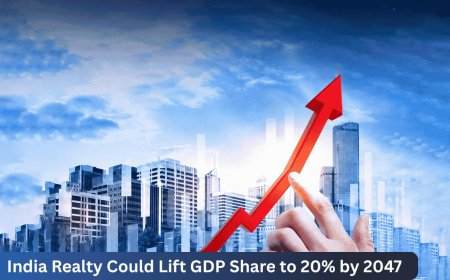 2047 నాటికి రియల్‌ ఎస్టేట్‌   వాటా 15–20 శాతం.